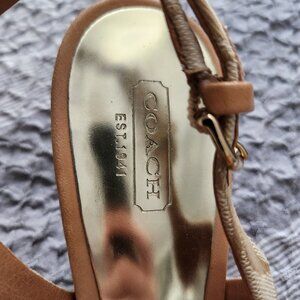 Vintage y2k coach kitten heels